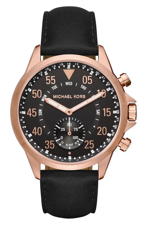 michael michael kors men's gage leather strap watch 45mm|replacement Michael Kors Watch strap.